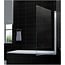 Wiesbaden Badwand Palmo draaibaar 80 x 150 cm chroom