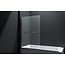 Best Design Badwand Erico draaibaar 80 x 140 cm chroom