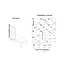 Best Design Badwand Erico draaibaar 80 x 140 cm chroom