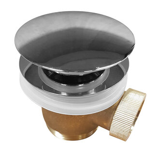 Wiesbaden Clickwaste vrijstaand bad Caral chroom