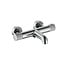 Thermostatische opbouw badkraan Stria chroom met handdoucheset