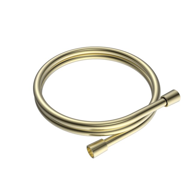 Thermostatische opbouw badkraan Stria geborsteld goud met handdoucheset