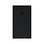 Aloni Douchebak Aloni Madison Flat 100 x 100 x 3 cm composietsteen zwart