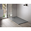 Aloni VERONI MADISON FLAT COMPOSIETSTEEN DOUCHEBAK GRIJS 90X90X3CM