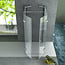 Aloni Douchecabine U-opstelling 90 x 90 x 195 cm met 2 draaideuren en 2 zijwanden, 8 mm helder glas met chroom profiel
