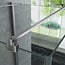 Aloni Douchecabine U-opstelling 90 x 90 x 195 cm met 2 draaideuren en 2 zijwanden, 8 mm helder glas met chroom profiel