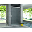 Aloni Schuifdeur voor nis 3-delig 90 x 200 cm, 8 mm helder glas met chroom profiel