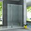 Aloni Draaibare zijwand voor inloopdouche 40 x 200 cm, 8 mm helder glas met chroom profiel