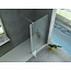 Aloni Draaibare zijwand voor inloopdouche 30 x 200 cm, 8 mm helder glas met chroom profiel