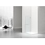 Aloni Inloopdouche Curvy 120 x 200 cm, 8 mm helder glas met chroom profiel