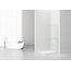 Aloni Inloopdouche Curvy 120 x 200 cm, 8 mm helder glas met chroom profiel