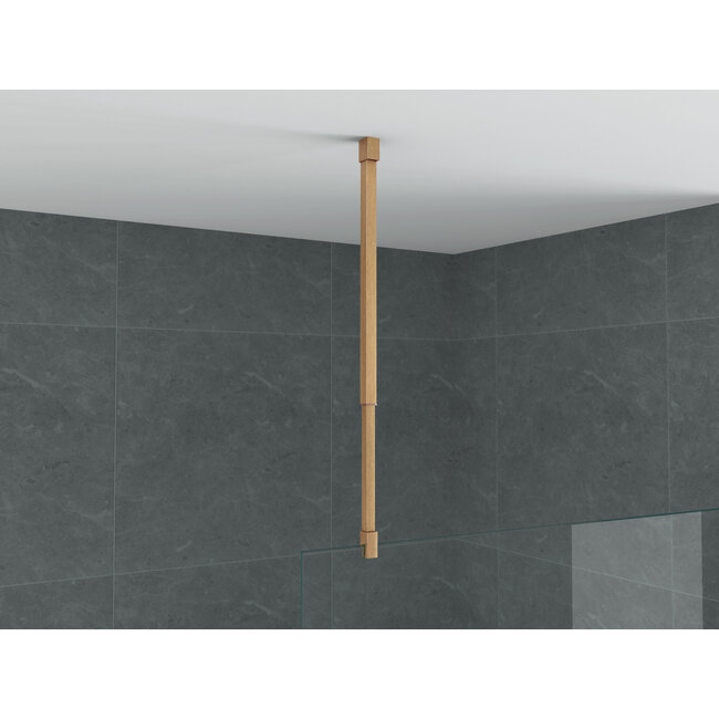 Aloni Plafondsteun voor inloopdouche verstelbaar 43-80 cm bruin brons