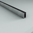 Aloni Muurprofiel voor douchewand 200 cm geborsteld RVS