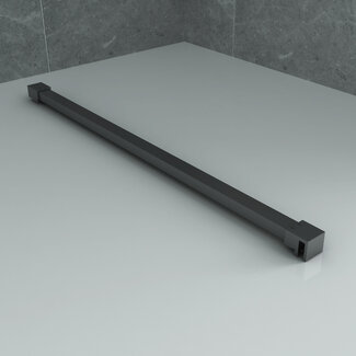Aloni Stabilisatiestang voor inloopdouche 120 cm inkortbaar gunmetal