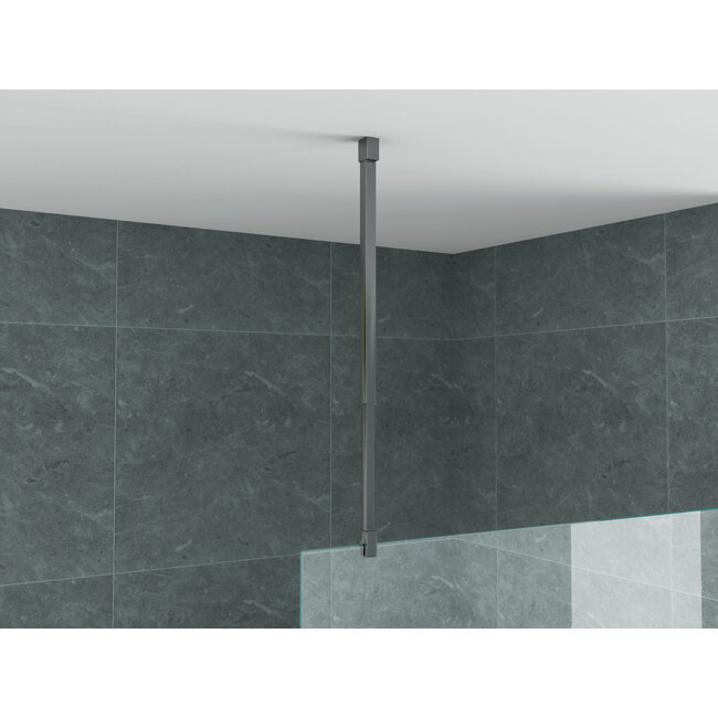 Aloni Plafondsteun voor inloopdouche verstelbaar 43-80 cm gunmetal