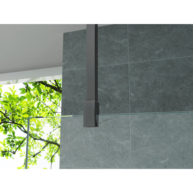 Aloni Plafondsteun voor inloopdouche verstelbaar 43-80 cm gunmetal