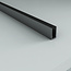 Aloni Muurprofiel voor douchewand 200 cm gunmetal