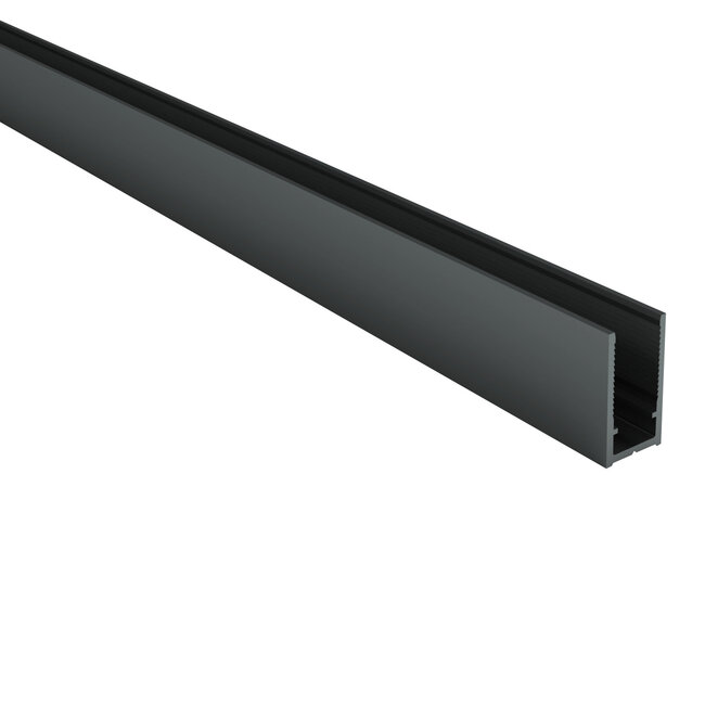 Aloni Muurprofiel voor douchewand 200 cm gunmetal