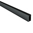 Aloni Muurprofiel voor douchewand 200 cm gunmetal