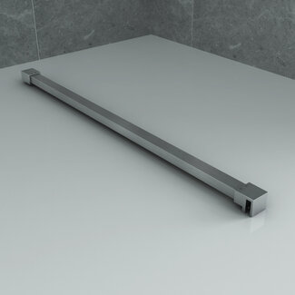 Aloni Stabilisatiestang voor inloopdouche 100 cm inkortbaar geborsteld RVS