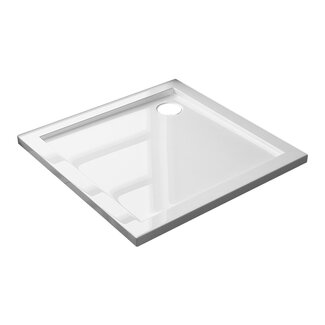 Best Design Douchebak Dona 90 x 90 x 4 cm acryl glans wit