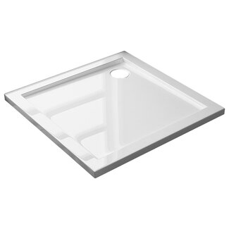 Best Design Douchebak Dona 100 x 100 x 4 cm acryl glans wit