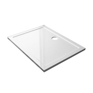 Best Design Douchebak Dona 120 x 90 x 4 cm acryl glans wit