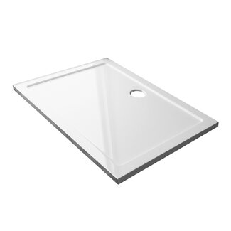 Best Design Douchebak Dona 140 x 90 x 4 cm acryl glans wit