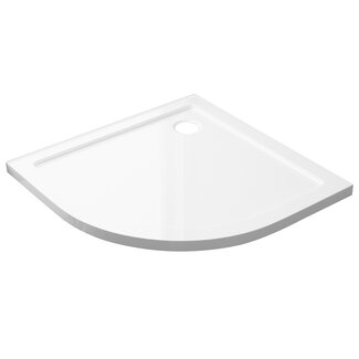 Best Design Douchebak Dona kwartrond 100 x 100 x 4 cm acryl glans wit
