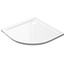 Best Design Douchebak Dona kwartrond 100 x 100 x 4 cm acryl glans wit