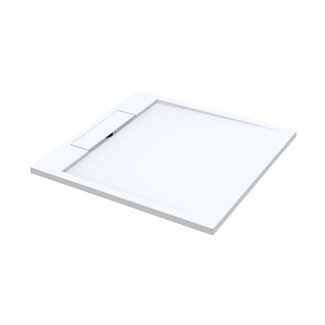 Best Design Douchebak Decent 100 x 100 x 3,5 cm solid surface mat wit