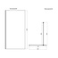 Best Design Inloopdouche Dalis 90 x 200 cm, 8 mm helder glas met RVS profiel