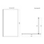 Best Design Inloopdouche Dalis 140 x 200 cm, 8 mm helder glas met mat zwart profiel