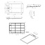 Best Design Douchebak Decent 120 x 80 x 3,5 cm solid surface mat wit