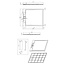 Best Design Douchebak Decent 120 x 100 x 3,5 cm solid surface mat wit