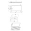 Best Design Douchebak Decent 160 x 80 x 4,5 cm solid surface mat wit