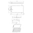 Best Design Douchebak Decent 180 x 100 x 4,5 cm solid surface mat wit