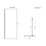 Best Design Inloopdouche Dalis 70 x 200 cm, 8 mm helder glas met Desert Brown profiel