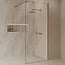 Best Design Inloopdouche Dalis 100 x 200 cm, 8 mm helder glas met Desert Brown profiel