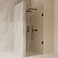 Best Design Nisdeur Dalis 80 x 200 cm, 8 mm helder glas met mat zwart profiel