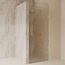 Best Design Nisdeur Dalis 100 x 200 cm, 8 mm helder glas met mat goud profiel