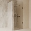 Best Design Nisdeur Dalis 70 x 200 cm, 8 mm helder glas met gunmetal profiel