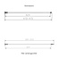 Best Design Nisdeur Dalis 100 x 200 cm, 8 mm helder glas met Desert Brown profiel