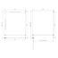 Best Design Douchecabine Dalis 110 x 90 x 200 cm met draaideur en zijwand, 8 mm helder glas met chroom profiel