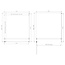 Best Design Douchecabine Dalis 110 x 100 x 200 cm met draaideur en zijwand, 8 mm helder glas met chroom profiel