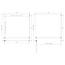 Best Design Douchecabine Dalis 100 x 100 x 200 cm met draaideur en zijwand, 8 mm helder glas met mat goud profiel