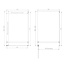 Best Design Douchecabine Dalis 120 x 80 x 200 cm met draaideur en zijwand, 8 mm helder glas met gunmetal profiel