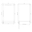 Best Design Douchecabine Dalis 140 x 90 x 200 cm met draaideur en zijwand, 8 mm helder glas met RVS profiel