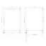 Best Design Douchecabine Dalis 140 x 100 x 200 cm met draaideur en zijwand, 8 mm helder glas met RVS profiel