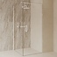 Best Design Douchecabine Dalis 90 x 80 x 200 cm met draaideur en zijwand, 8 mm helder glas met mat wit profiel